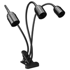 Oprawka z 3 gniazdami E27 z klipsem i włącznikiem