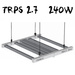 Lampa LED 240W TRPS 2,7 µmol/J – Full Spectrum Dual, regulacja mocy 0-10V/RJ14, oświetlenie 80×80 cm