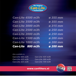 CAN Filters LITE 800-900m3 fi200mm