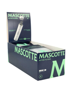 Mascotte Active Filters 6 mm – 50 szt | filtr węglowy aktywny