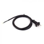 Przewód elektryczny z wtyczką 2x1mm, 1,5m