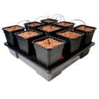 System hydroponiczny Wilma 9 x 18L  120x106xh25cm