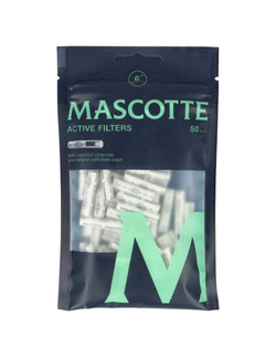 Mascotte Active Filters 6 mm – 50 szt | filtr węglowy aktywny