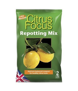 Ziemia  z kompostem dla cytrusów, Citrus Focus Repotting Mix 2L