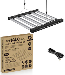 LAMPA LED HALO TRPS 360W – 2,7 µmol/J, Full Spectrum, 100×100 cm