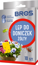 Lep do doniczek na szkodniki - Żółte tablice  - 10 sztuk