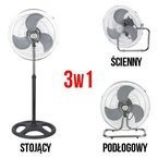 Wentylator mieszający 3w1 -  fi-50cm, h-130cm 55W - OSCYLACYJNY