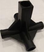 łącznik plastikowy z 5 otworami do namiotów uprawowych / growbox, fi16mm