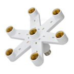 Splitter, rozgałęziacz do żarówek E27 7 gniazd