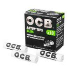 Filtry OCB Slim Activ`Tips filtry węglowe (7 mm) - 10 sztuk