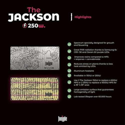 Grow The Jungle The Jackson 250W - panel LED Grow z regulacją