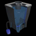 DWC OXYPOT 19L NA 1 ROŚLINĘ - SYSTEM HYDROPONICZNY