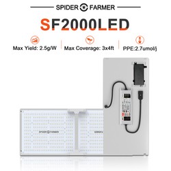  Spider Farmer SF-2000 Led Grow Full Spectrum 200W