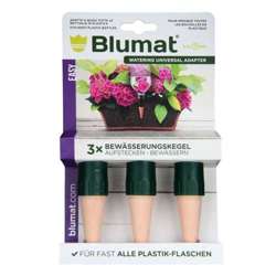 Nawadniacz butelkowy Blumat Easy -  nakładka nawadniająca do roślin, 3 sztuki